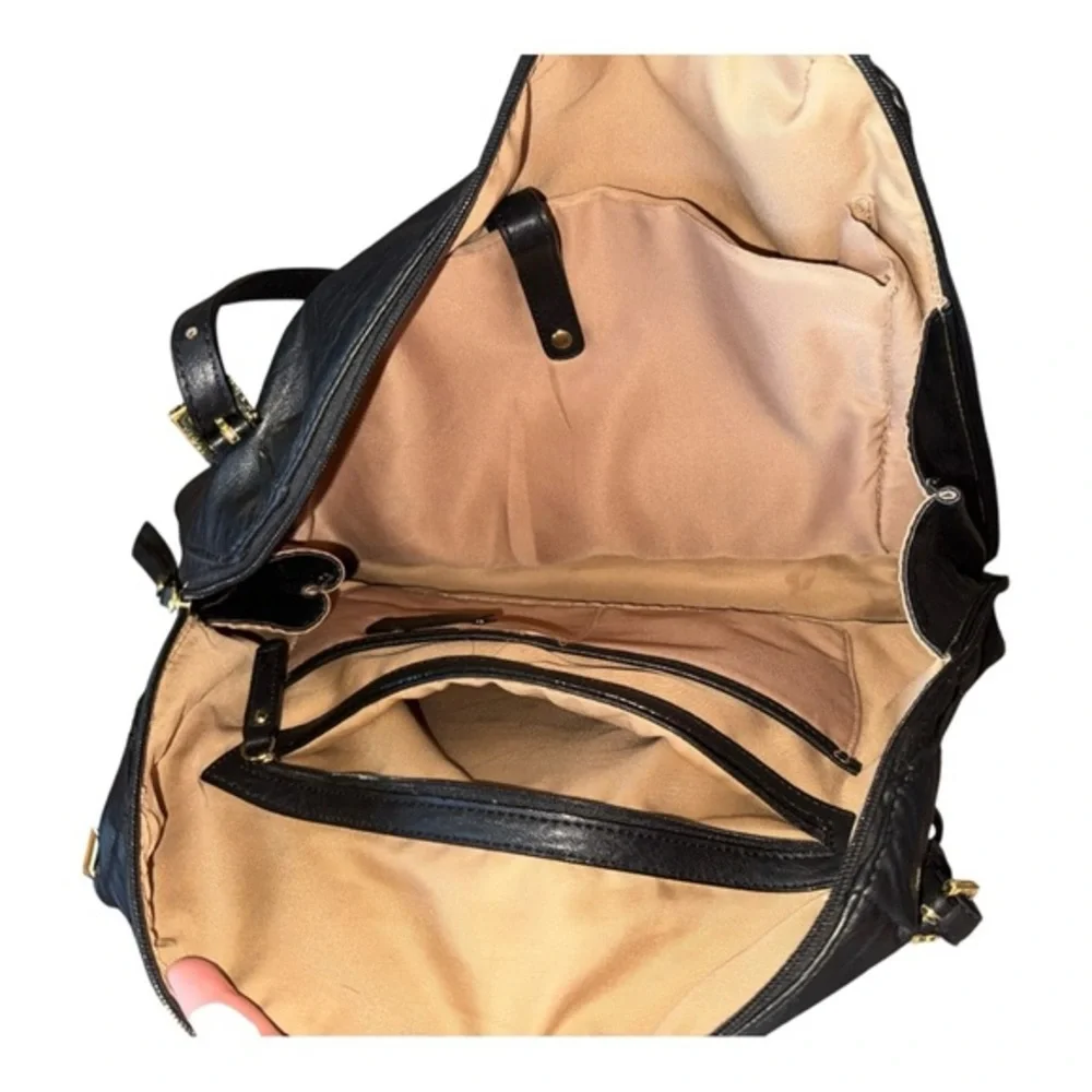 Travanti Black Tote Laptop Work Breifcase‎ Bag